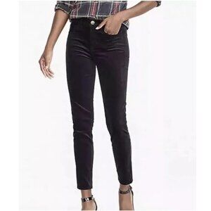 J. Crew Factory Black Velvet Jeans